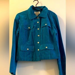 Blue Suede Jacket